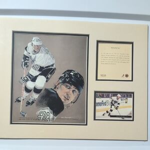 Hockey Player Art Print with Frame